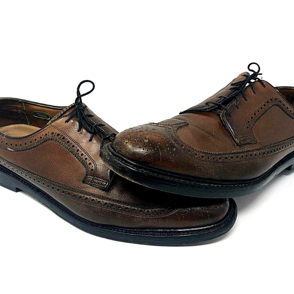 VTG Florsheim Imperial Brown Wingtip Longwing